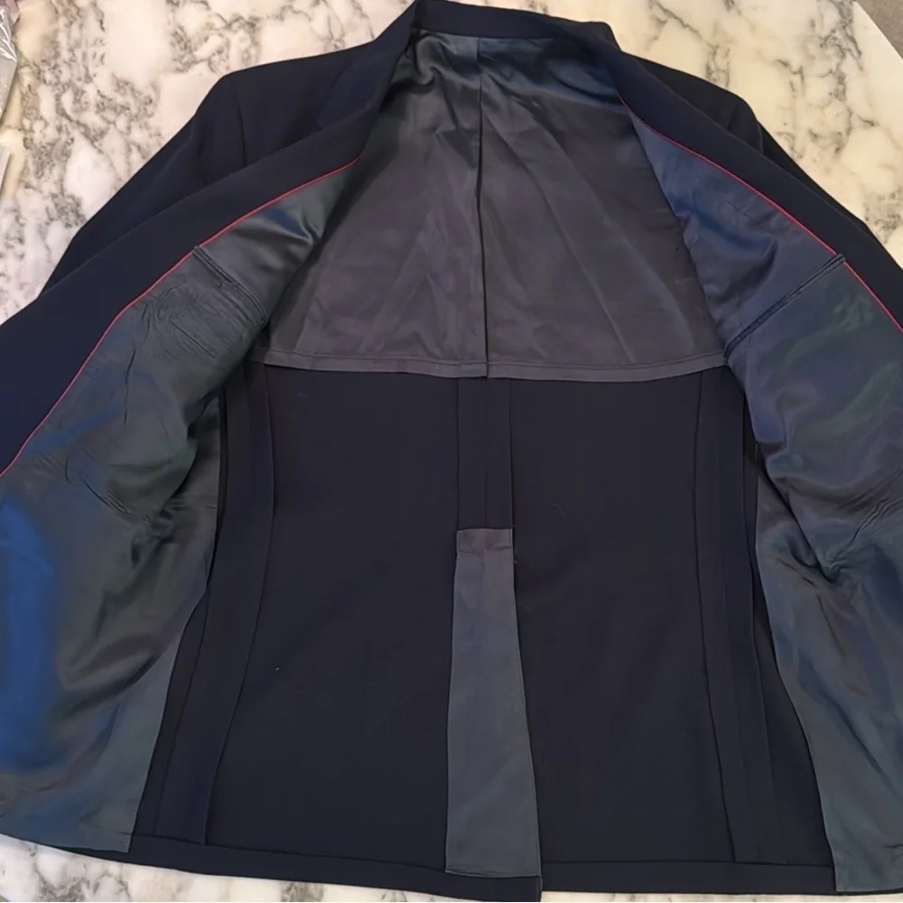 NWOT Nordstrom Navy Men’s Blazer with Gold Buttons 46R Store Return